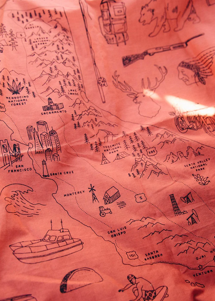 Golden State Bandana view 3